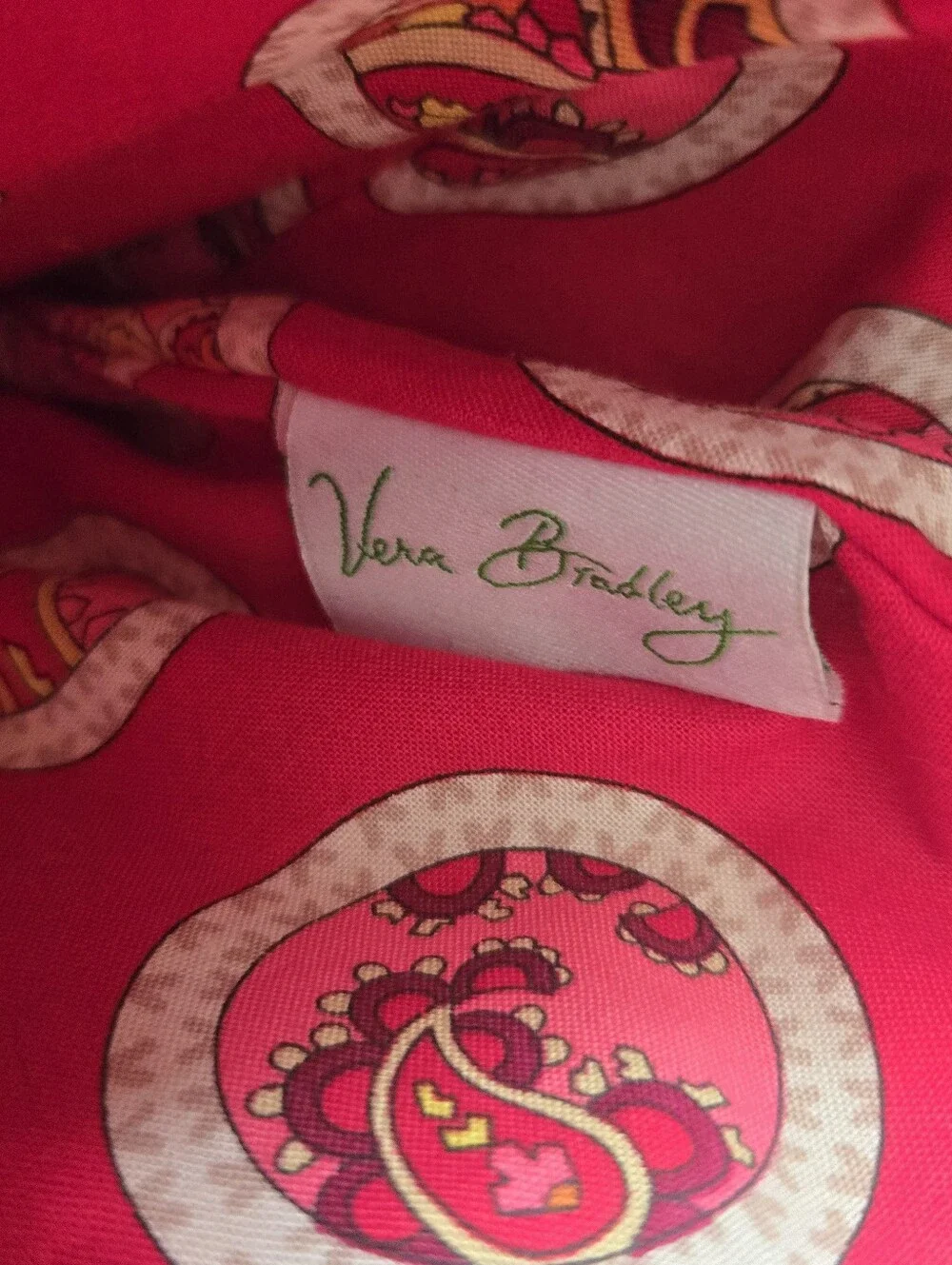 Vera Bradley Quilted Cotton Attaché Bag